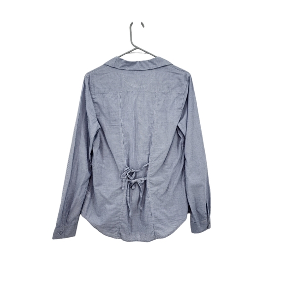 Converse One Star Women's Cotton Stripes Button Front Pocket Shirt - S - Picture 5 of 7